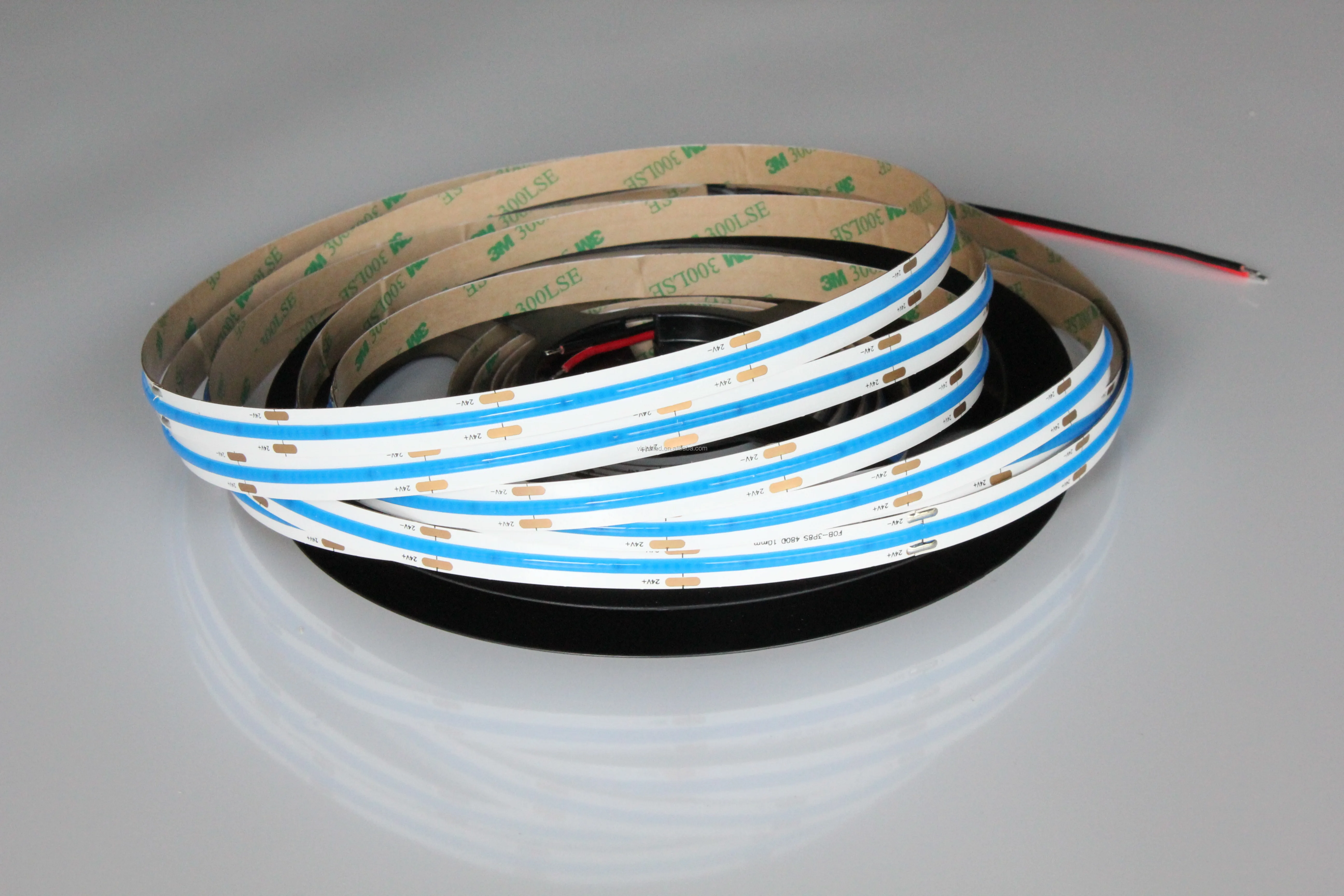 Hot COB LED Flexible Strips Light, 12V or 24V DC, 8mm or 10mm FPC