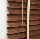 OHYES China Factory Window Blinds Bamboo Wooden Fabric Pleated Curtain For Office