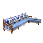Solid Wood Frame Idyllic Sofa Set Living Room Furniture