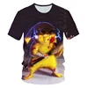 Fashion T-shirt 3D Printed Pokemon Pikachu T Shirts Women/Men Summer Short Sleeve Shirts Casual Broadcloth Streetwear T Shirts