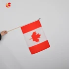 custom printed sublimation polyester hand waving flags