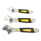12 inch multifunctional nickel plated hand tool adjustable wrench