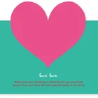 Valentine'S Day Thanksgiving Birthday Valentine Heart Shape Wholesale Mini Gift Greeting Cards