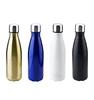 350ml 500ml Eco-friendly double wall stainless steel insulated cola shape vacuum sports water bottle