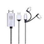 SIPU hot sale 3 in 1 mobile phone to HDTV Hdmi android cable