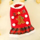 2019 high quality Pet Dog Clothes Cute Cartoon Cloth for Christmas
