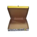 Clay Coated Kraft Paperboard Pizza Box 10" Length x 10" Width x 1-1/2" Height, White