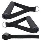 gym custom resistance tube with Door Anchor , Ankle Strap , Foam Handle, Travel Carry Bag