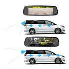 150 Degree Wide Angle Car Rearview System Reverse Backup Camera + Wide Screen Mirror Monitor Kit