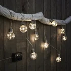 Led Light Lights Garden Led Light Solar Weatherproof LED Bulb Light String Solar Powered Garden Lights For Decoration