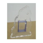ODM manufacturing acrylic PMMA advertising display stand hot bended transparent
