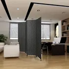 Screen Screen Fashion And 100% Hand Woven Plant Fiber Folding Room Divider Decorative Screen