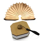 latest small promotional printing decoration electronic led book lamp gift items for family