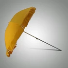 Amazon hot sale oxford fabric 7 feet yellow sun beach umbrella custom parasol