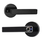 Amazon best-selling zinc alloy bedroom fingerprint biometric keyless electronic door handle Smart Lock