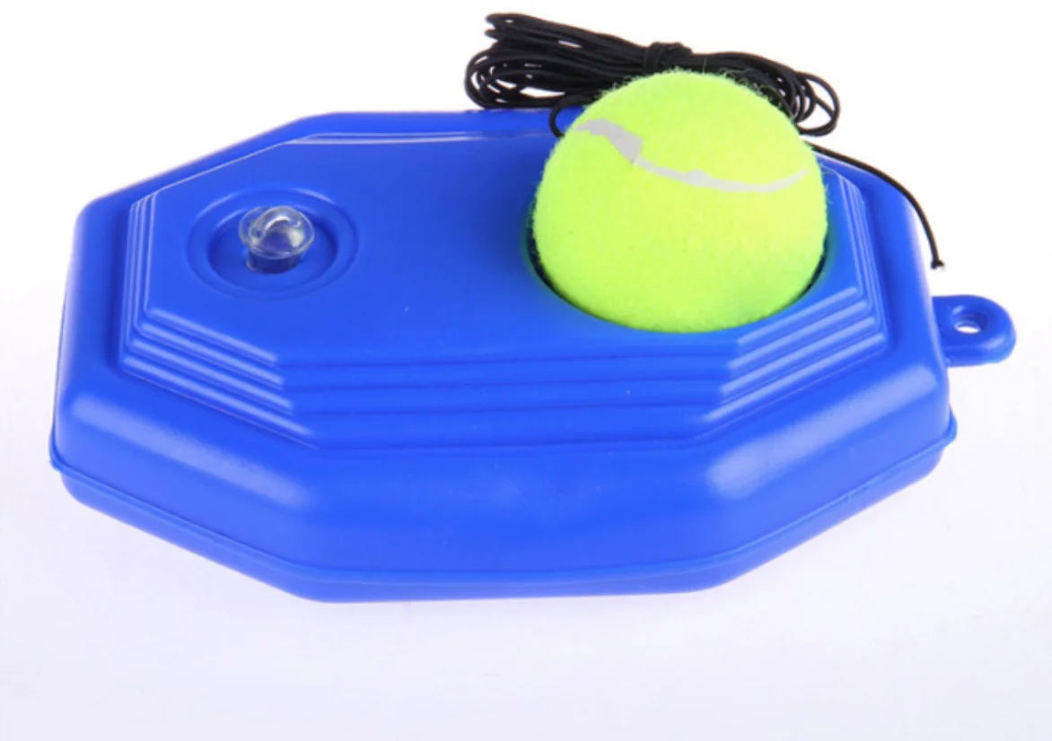 Table Ball Machine Set Solo Portable Base Practice Lawn Net Training Rebounder Swing Tool Tennis Trainer