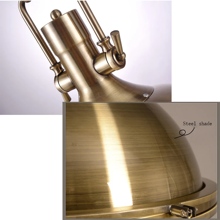 Industrial retro iron loft hanging light pendant lamp for kitchen hotel villa home Bar