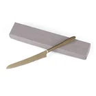 Chinese Best Quality Gold Stainless Steel Cutter Serrated Steak Knife With Noble Gift Box