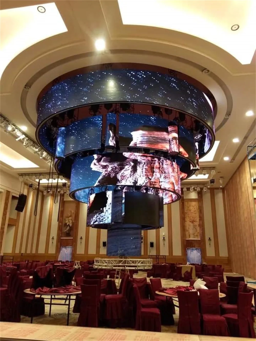 Jyled Full Color P2 P2 5 P3 P4 P5 Flexible Soft Led Advertising Screens