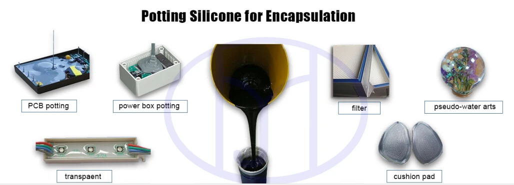 hy silicone weather aging resistance encapsulating potting