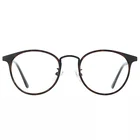 BT4102 Fashion round men metal eyewear frame clear lens transparent eyeglasses optical glasses frames spectacles