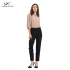 Pencil pants womens suits ladies straight office summer tailored trousers