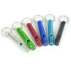 Promotional slide survival acme keychain scout aluminum whistle manufacturers