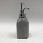 Gray&White luxury hotel beautiful soap and lotion dispenser