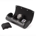 High Quality Luxury roll travel pu leather display packaging holder gift watch box