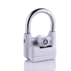 Alarm Lock Padlock Alarm Lock Smart Padlock Black Silver Battery Alarm Lock