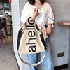 custom printed eco friendly waxed grocery cotton canvas shopping win bag