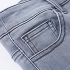 Wholesale custom womens ladies high waist skinny stretch mom denim jeans trousers