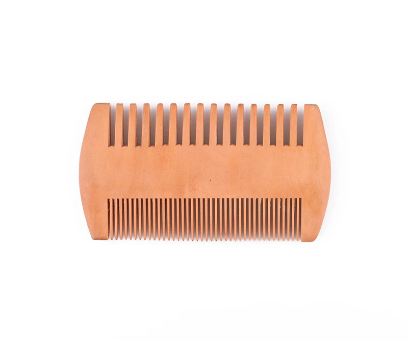 Hot Sale Fine Coarse Teeth Anti Static Custom Small Wooden Mustaches Comb Mens Beard Pocket Comb