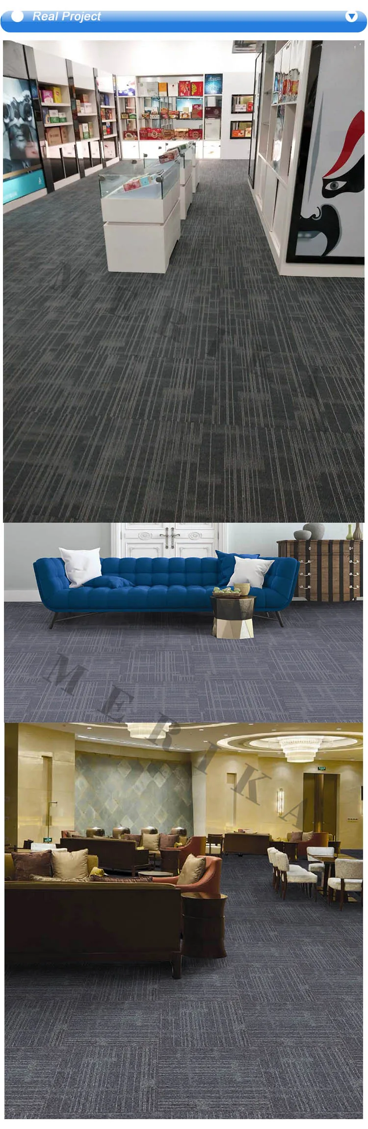 Merika Newly Designed nylon heavy traffic use office carpet