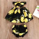 Loose summer three piece beach style new born linen baby girl clothing,baby sets clothes clothing