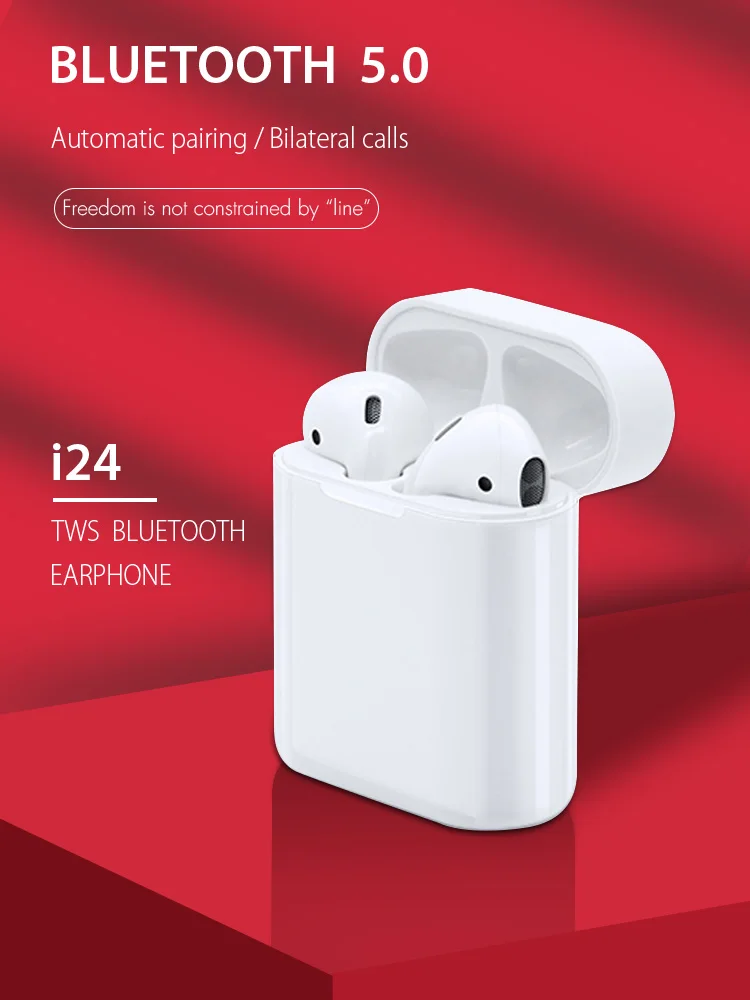 guangdong electronic products tws i24 i30 i80 i60 i88 i100 i200 i1000 i5000 tws black earbuds - ANKUX.COM