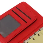 A5 A6 custom logo leather notebook cover with 6 holes ring binder