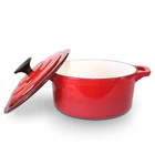 Hot Sale Wholesale Customized Enamel Cooking Soup Pot Set