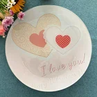 12 Inch Baby Dish Eco-Friendly Feature Tempered Glass Charger Plate