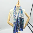 wholesale pashmina dyed small scarf cashmere silk butterfly scarves