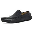 Summer Shoes and Wholesale Men Leather Dress Shoes Male Flat Loafer Shoes