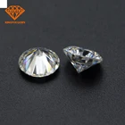 Loose gemstones Synthetic loose moissanite DEF color 5mm moissanite diamond stone price per carat