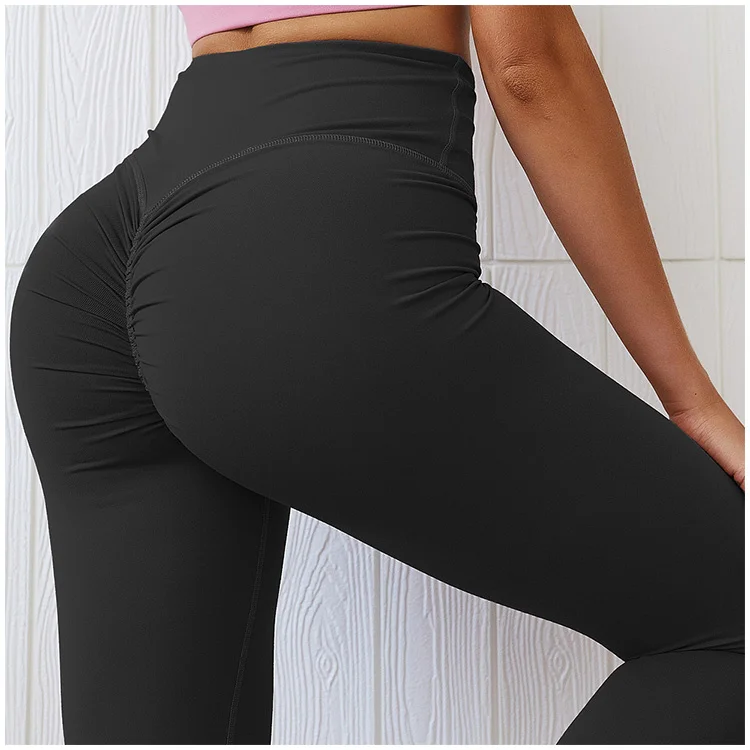 Sexy Fitness Gym Wear Medias Calsas Deportivas Booty Yoga Pants Ass Push Up Leggings For Women