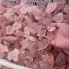 Crystal Bulk Wholesale Natural Rose Pink Crystal Specimen Raw Rough Quartz Rose Crystal Tumbled Stones