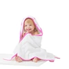 Most popular guangzhou 100% organic bamboo terry towelling fabric animal baby hooded bath towels