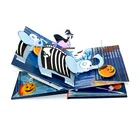 Children color funny cardboard playing puzzle book paper printing service for kids study