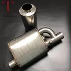 2.25" 2.5" 3" Factory hot sale Professionally Car Titanium Exhaust Pipe for Auto Parts with High Quality