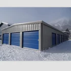 Color steel buildings warehouse in Russia