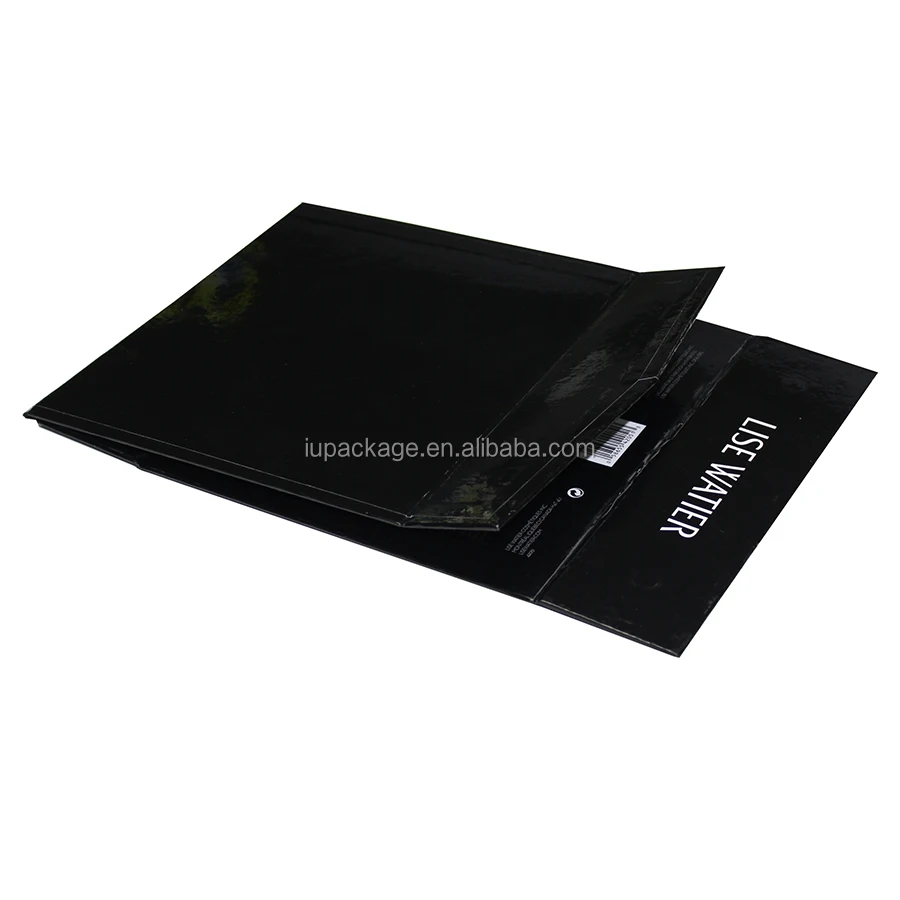 matt lamination black printed flat pack foldable