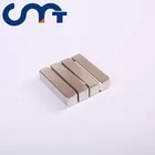 High Quality strong sintered Permanent NdFeB N35 Zinc Plated Neodymium Bar Magnets